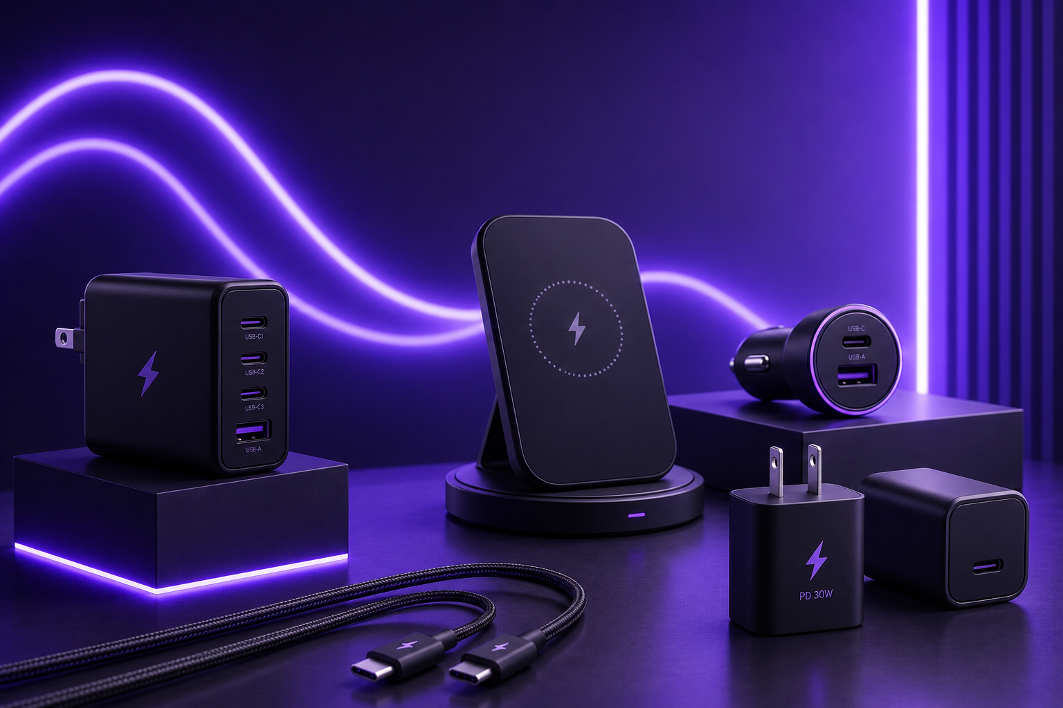 Chargers and Headphones
